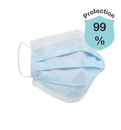 Masques de protection Haute Filtration (99%) par 50